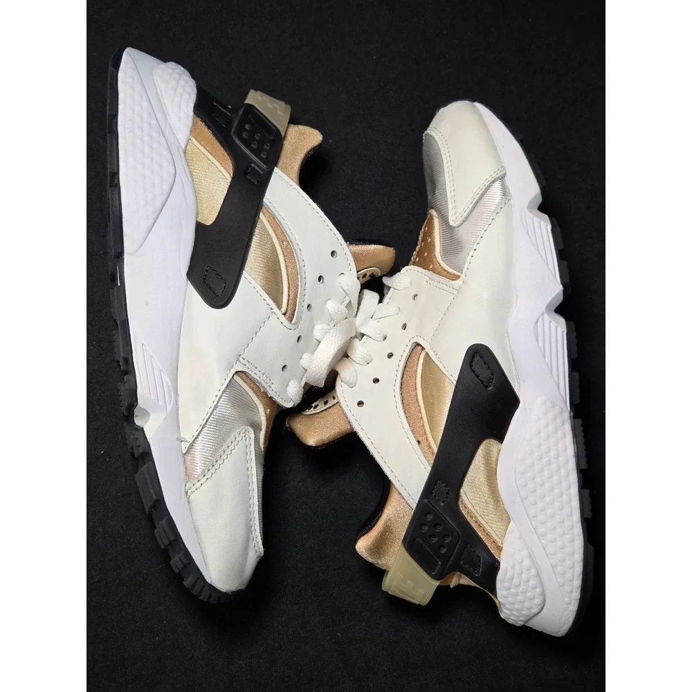 Nike Air Huarache International White Gold Black Men's Shoes‎ Size 7.5